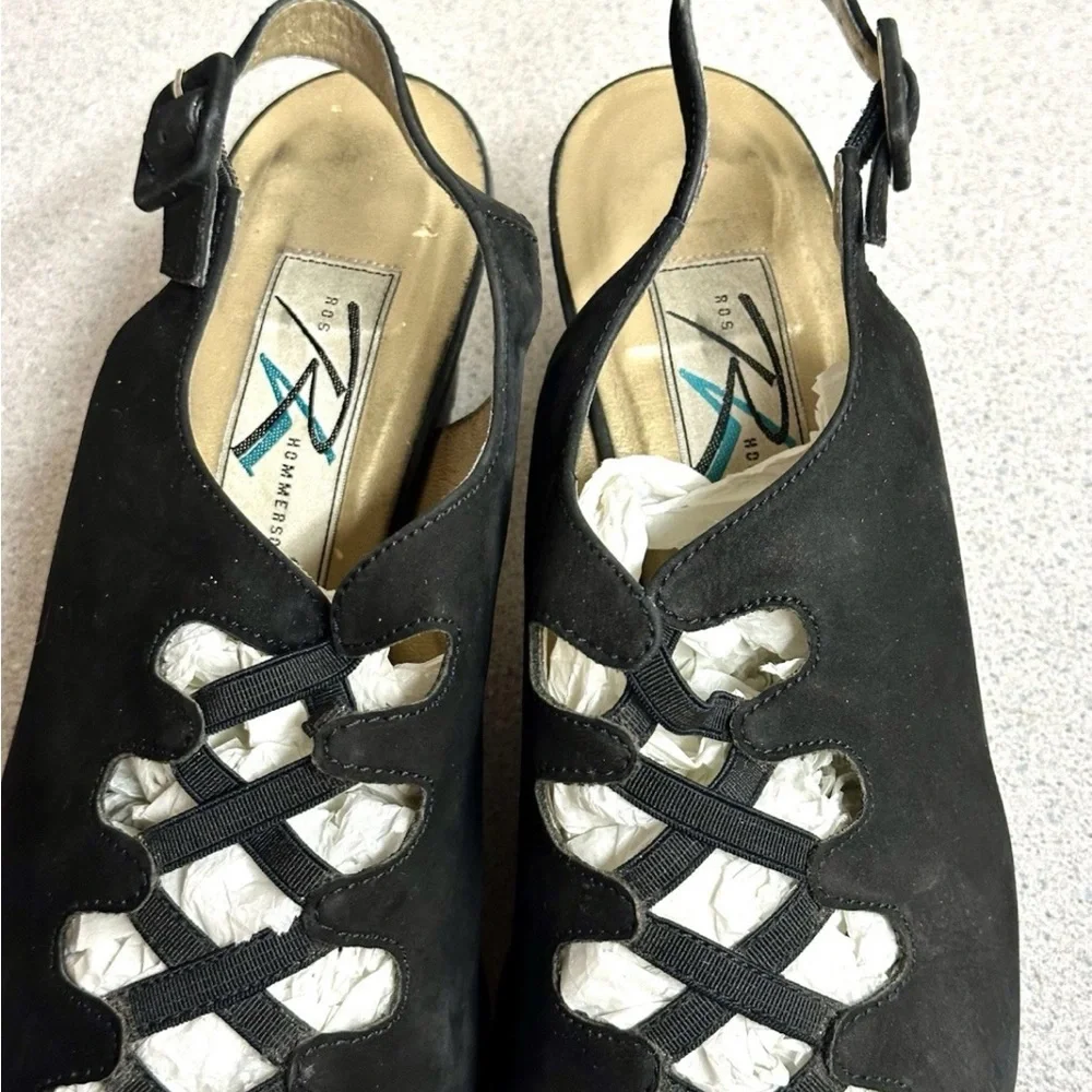 Ros Hommerson Black Women's Platform‎ Sandals